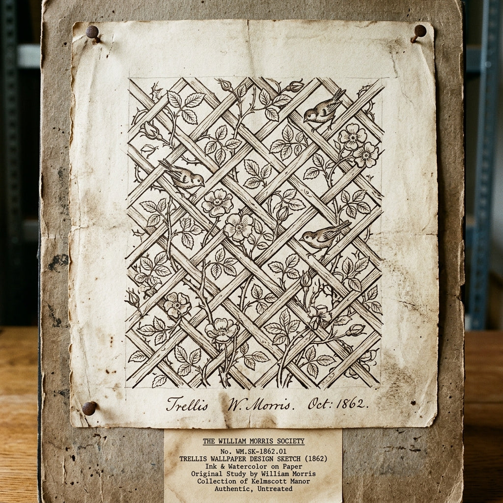 T17_P01 19th-Century William Morris Block Print