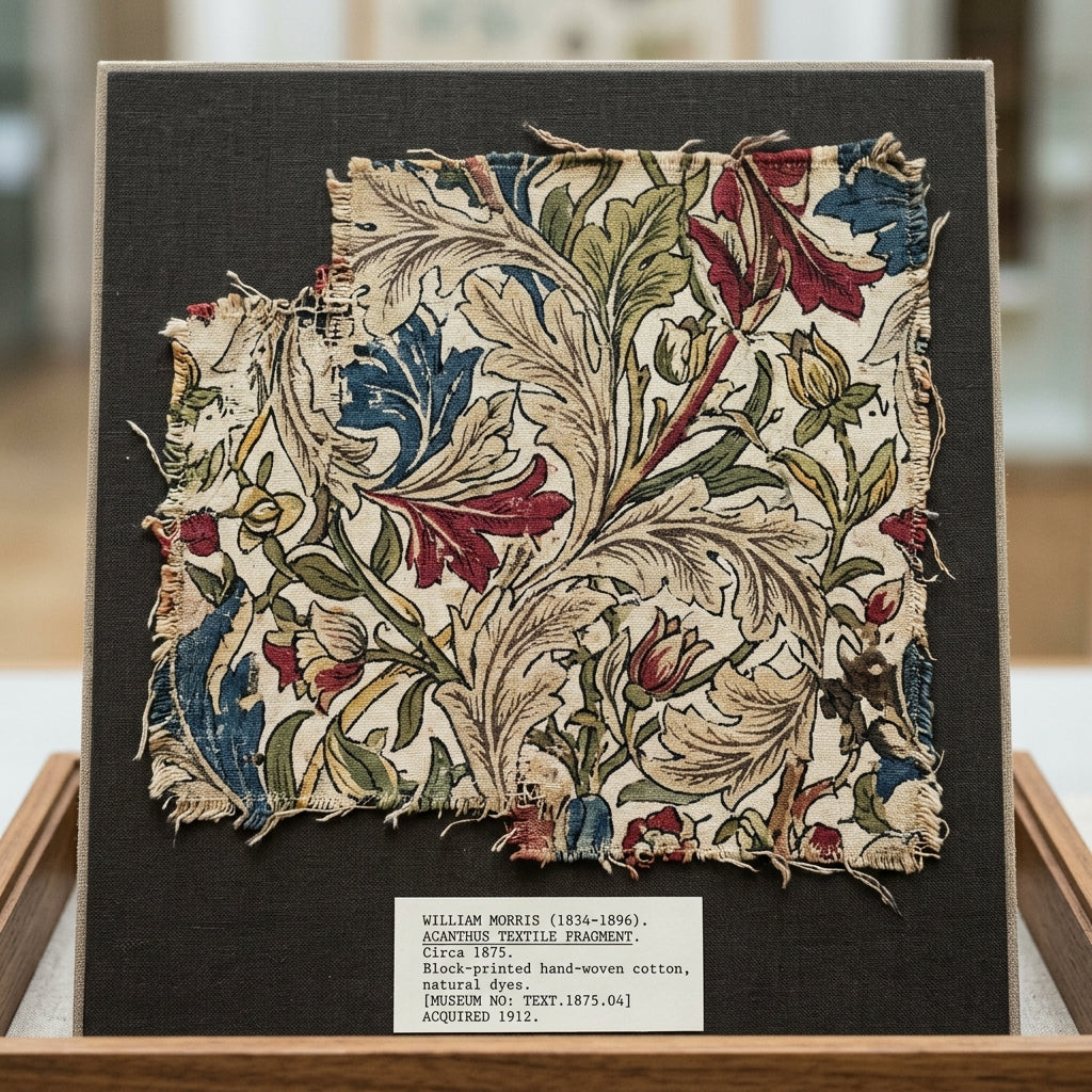 T17_P01 19th-Century William Morris Block Print