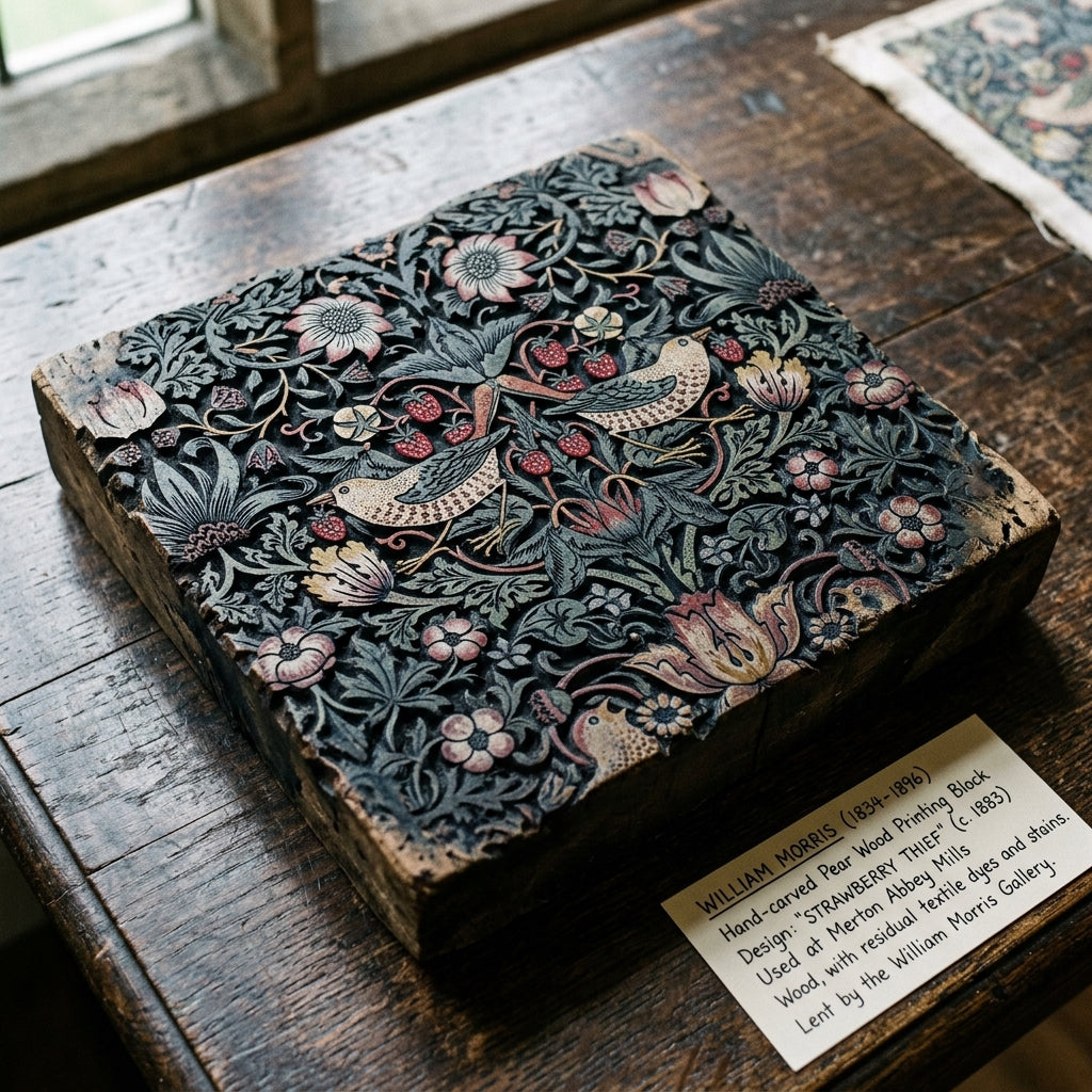 T17_P01 19th-Century William Morris Block Print