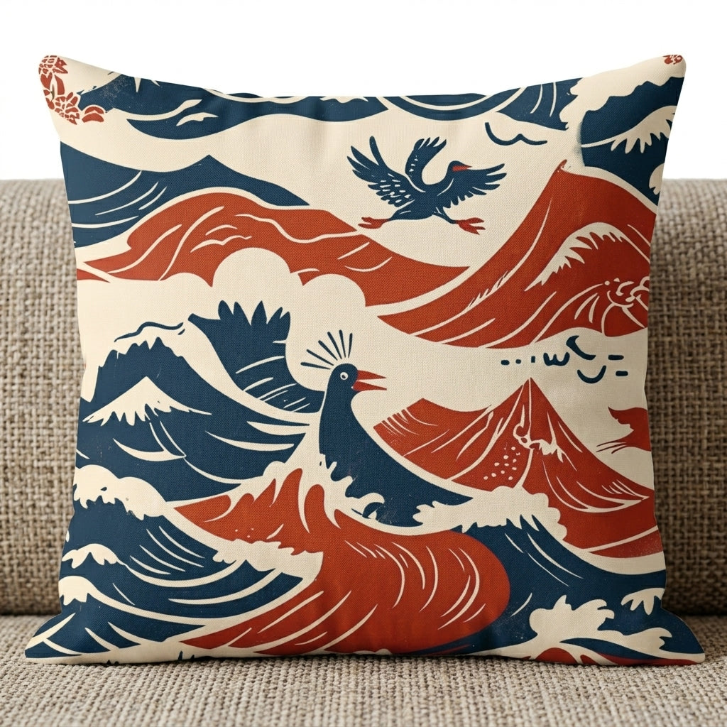 T03_P02 Warm Ukiyo-e Wave