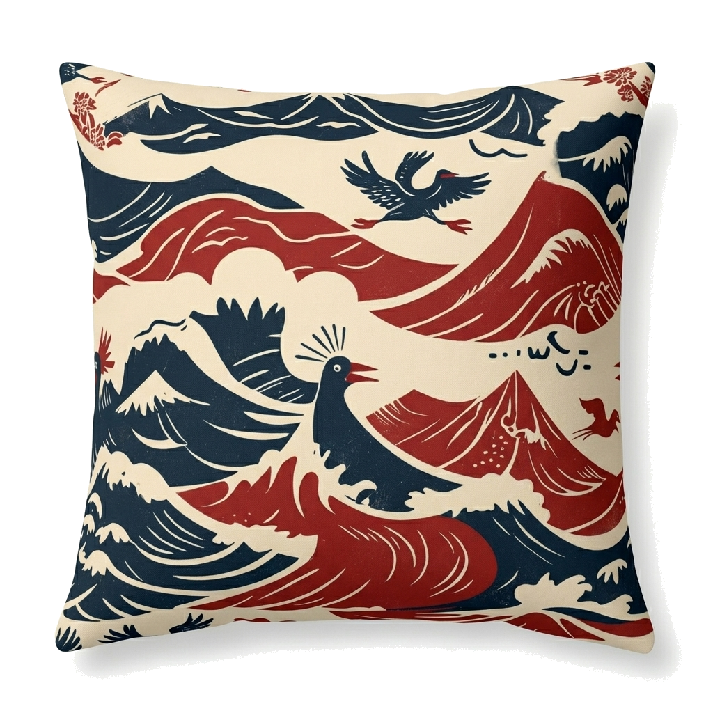 T03_P02 Warm Ukiyo-e Wave