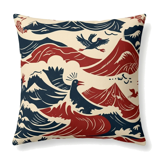 T03_P02 Warm Ukiyo-e Wave